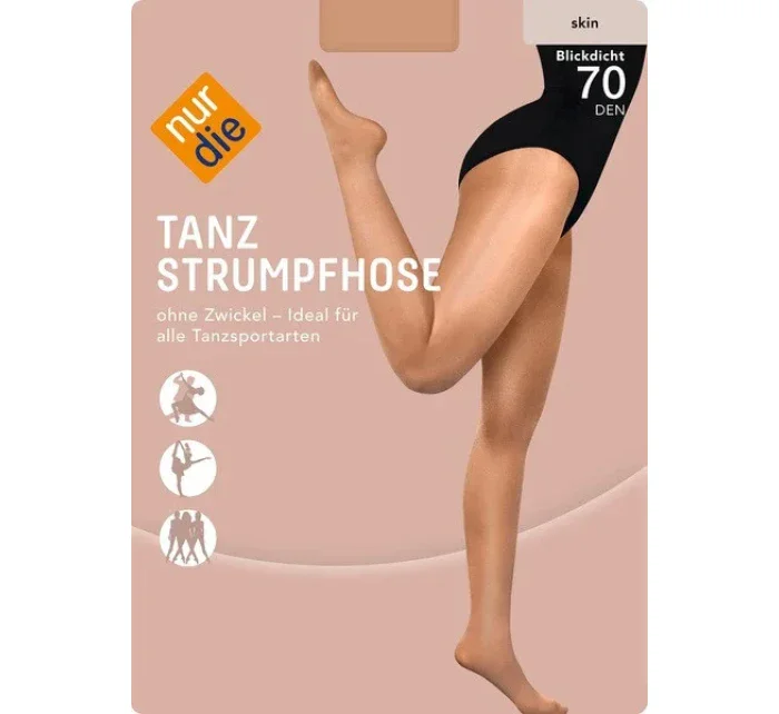 Taneční punčochové kalhoty NUR DIE DANCE PANTYHOSE 70 DEN - NUR DIE - tělová