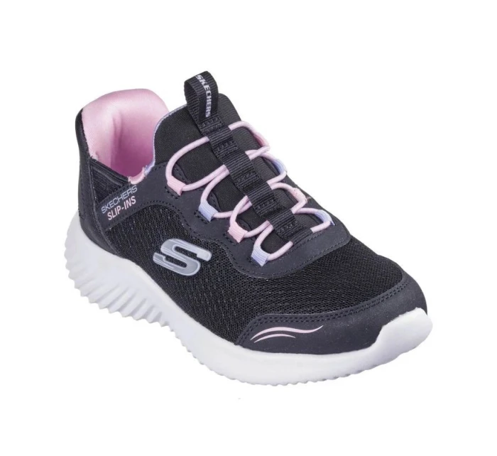 Boty Skechers Slip-ins Bounder Simple Cute Jr 303585N-BLK Boty Skechers Slip-ins Bounder Simple Cute Jr 303585N-BLK