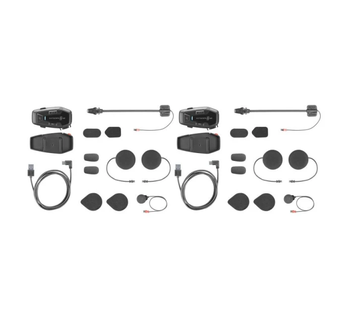 Interkom pro motocykly INTERPHONE U-COM 7R, sada pro 2 přilby