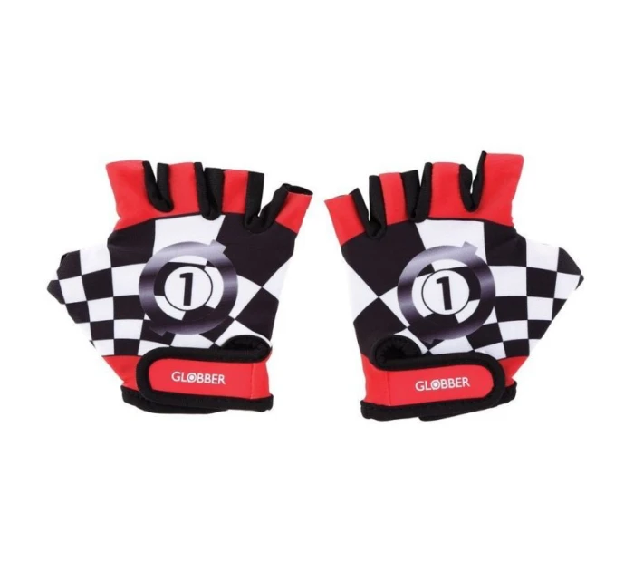 Globber Rukavice 528-100 XS 2+ Nové červené-Racing Jr HS-TNK-000013851