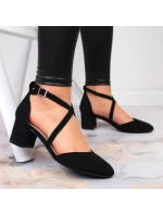 Sergio Leone W SK365A černé páskové sandály