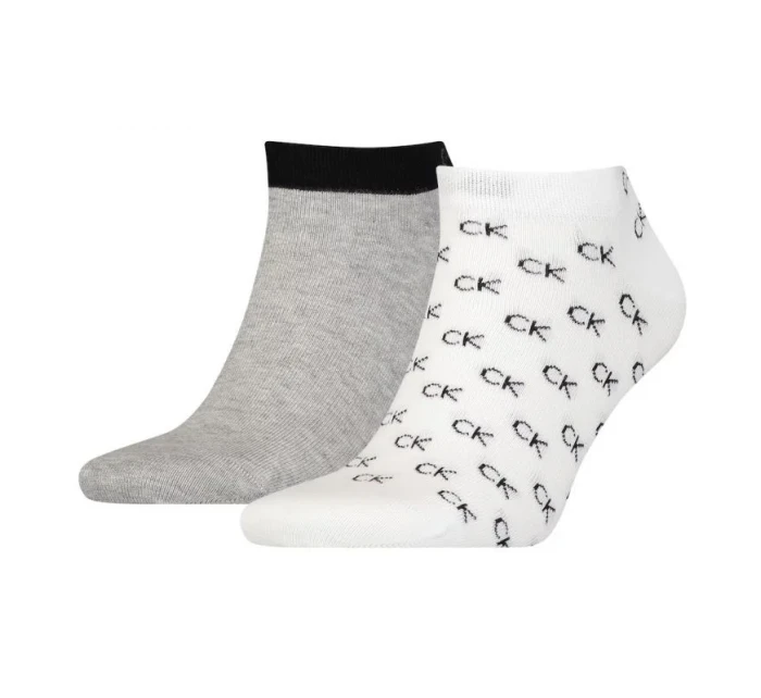Calvin Klein Sneaker 2P All Over ponožky 701218715004