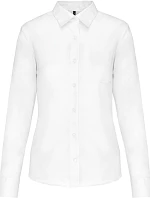 Kariban K 549 Popelínová halenka "Jessica" s dlouhým rukávem 20.K549 white