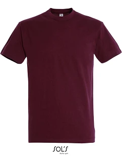 SOL'S Imperial Tričko z těžké bavlny 25.1500 burgundy