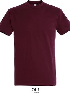 SOL'S Imperial Tričko z těžké bavlny 25.1500 burgundy