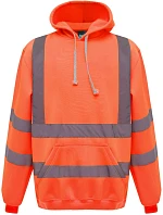 Yoko HVK 05 Hi-Vis mikina s kapucí 79.VK05 hi vis orange