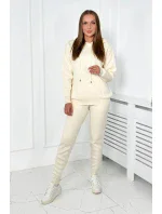 Svetr set Mikina + Kalhoty světle béžová