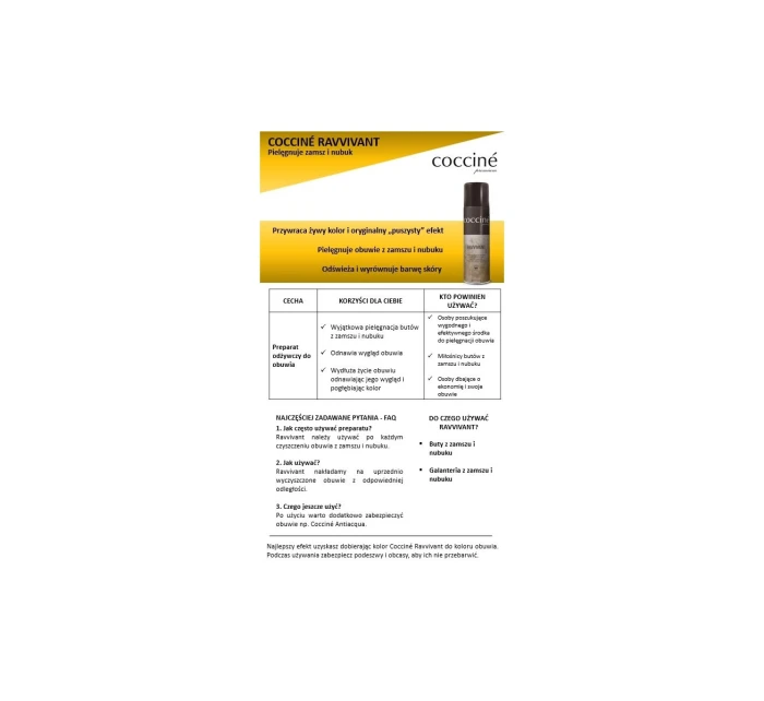 Coccine Ravvivant Regenerating Spray For Suede And Nubuck