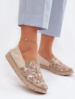 Dámské kožené nazouvací polobotky Maciejka 03512-67 multicolor