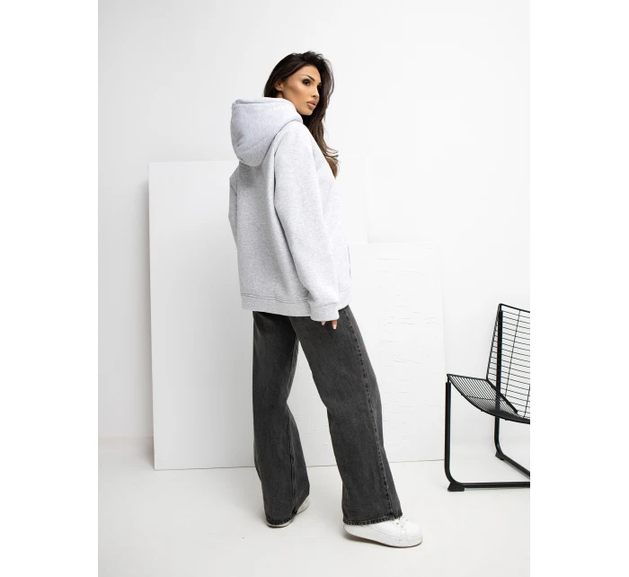 Mikina RV BL A1034.26 světle šedá Mikina RV BL A1034.26 světle šedá