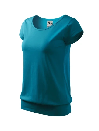 City tričko dámské tmavý tyrkys City tričko dámské tmavý tyrkys