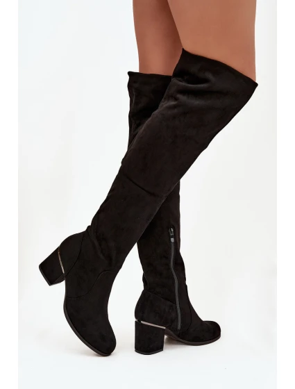 Dámské vysoké boty JH23-50 černé - Zaretta Dámské vysoké boty JH23-50 černé - Zaretta