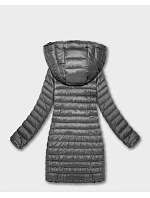 Oboustranná bunda - dámská kožešinová Goodlookin graphite (P3-6001-27) Oboustranná bunda - dámská kožešinová Goodlookin graphite (P3-6001-27)