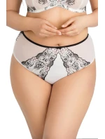 Dámské kalhotky model 20126289 Black & white - Gorsenia Dámské kalhotky model 20126289 Black & white - Gorsenia