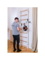 GYMNASTICKÝ ŽEBŘÍK S NASTAVITELNOU KOVOVOU TYČÍ 731W BENCHK GYMNASTICKÝ ŽEBŘÍK S NASTAVITELNOU KOVOVOU TYČÍ 731W BENCHK