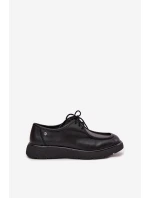 Kožené dámské polobotky Maciejka K7189-01 Černé