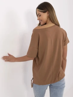 T shirt CLM TS model 21121829 jasny brązowy - FPrice