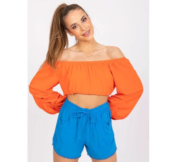 Šortky D73761M61531KA modré