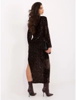 Sukienka IT SK model 21724583 brązowy - FPrice