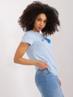 Bluzka RV BZ model 19735052 jasny niebieski - FPrice