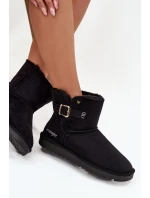 Dámské sněhule Wrangler s přezkou – černé Dámské sněhule Wrangler s přezkou – černé