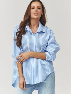 Košile s dlouhým rukávem  model 223361 Makadamia