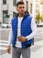 Pánská modrá vesta model 21966423 - Dstreet