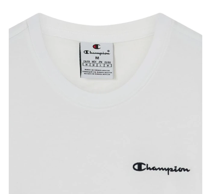 Pánské tričko Champion SS Tee white 221798 WW001 pánské Pánské tričko Champion SS Tee white 221798 WW001 pánské