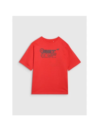 Dětské tričko oversize s potiskem 4F 4FJRSS25TTSHU3296-62S