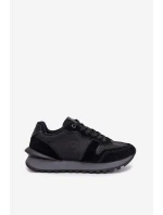 Kožené Dámské Tenisky Big Star model 21705821 HIPOLY SYSTEM Černé - Big Star Shoes Kožené Dámské Tenisky Big Star model 21705821 HIPOLY SYSTEM Černé - Big Star Shoes