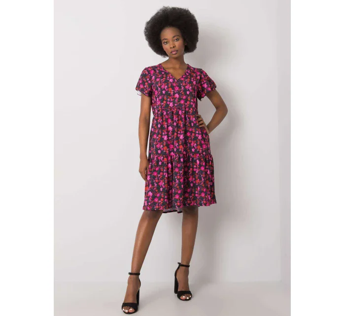 Šaty WN SK 842 1.25P černá a růžová