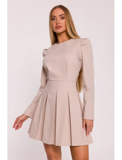 Šaty  béžové model 21296195 - Moe