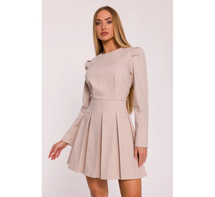 Šaty  béžové model 21296195 - Moe