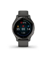 Hodinky   Silver Graphite model 21836221 - Garmin
