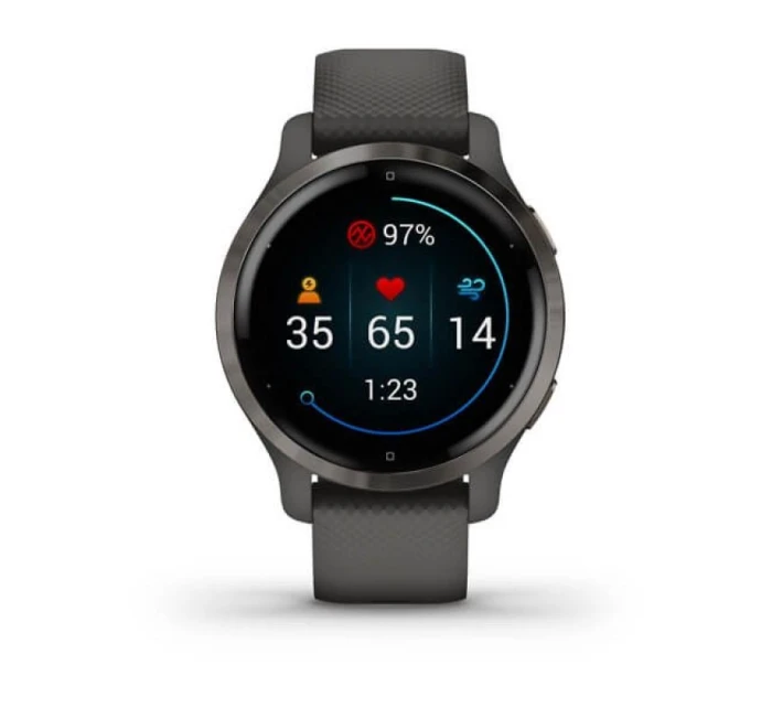 Hodinky   Silver Graphite model 21836221 - Garmin