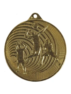 Zlatá volejbalová medaile z oceli MMC3073/G