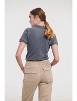 Dámské elastické piqué polo 10. convoy grey model 22473807 - Russell Athletic Dámské elastické piqué polo 10. convoy grey model 22473807 - Russell Athletic