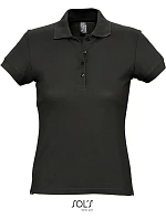 SOL'S Passion Dámské piqué polo model 22521951 black SOL'S Passion Dámské piqué polo model 22521951 black