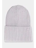 Zimní čepice s přídavkem materiálů fialová model 21645327 - 4F