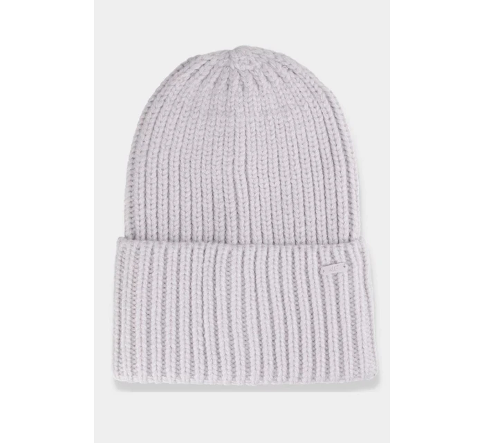 Zimní čepice s přídavkem materiálů fialová model 21645327 - 4F