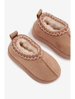 Sněhule Dětské Kotníkové Na Platformě Zateplené Kožešinou Béžové Vilabria Sněhule Dětské Kotníkové Na Platformě Zateplené Kožešinou Béžové Vilabria