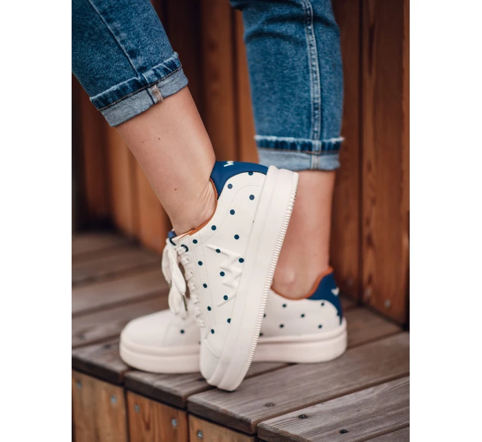 Dámská obuv Vuch Lucky Dots Off White