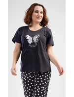 Dámské pyžamo kapri Motýl Dámské pyžamo kapri Motýl