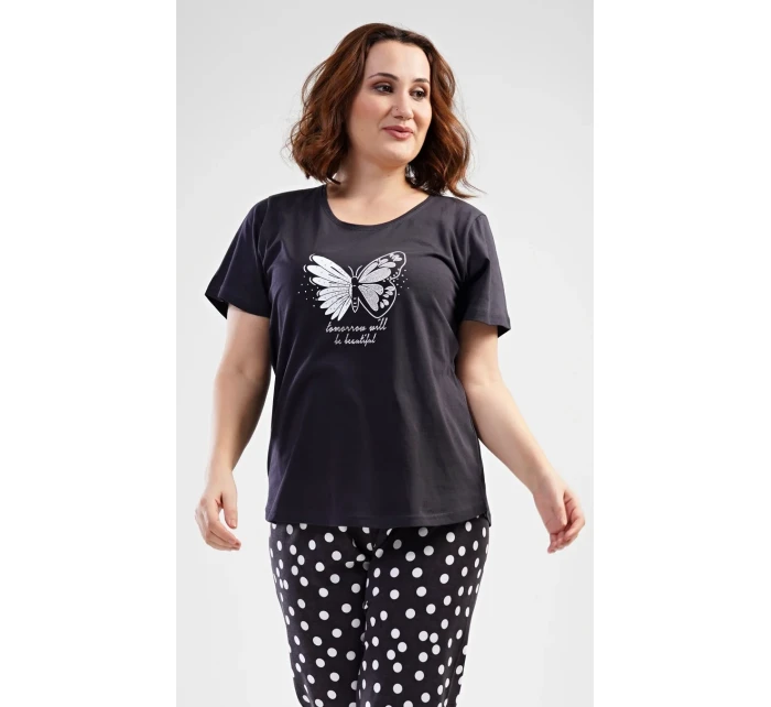 Dámské pyžamo kapri Motýl Dámské pyžamo kapri Motýl