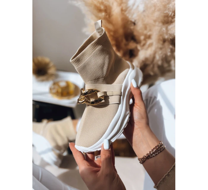 Dámské boty ELISA beige FashionStreet ZY0280 Dámské boty ELISA beige FashionStreet ZY0280