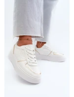 Dámské Tenisky na platformě Bílé Tessama Dámské Tenisky na platformě Bílé Tessama