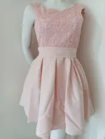 Dámské večerní šaty BI-2141 růžové - Bicotone