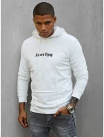 Pánská krémová mikina Dstreet BX5476