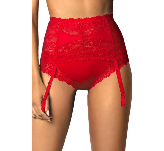 Dámský podvazkový pás 053/3 Carmela red - MAT