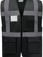 Yoko HVW 801 Hi-Vis multifunkční vesta 79.W801 black